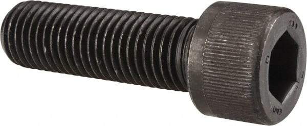 Value Collection - 9/16-18 UNF Hex Socket Drive, Socket Cap Screw - Alloy Steel, Black Oxide Finish, Fully Threaded, 2" Length Under Head - Americas Industrial Supply