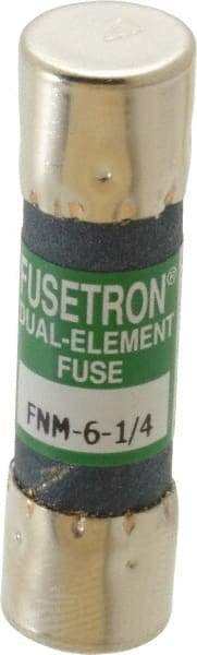 Cooper Bussmann - 250 VAC, 6.25 Amp, Time Delay General Purpose Fuse - Fuse Holder Mount, 1-1/2" OAL, 10 at 125 V kA Rating, 13/32" Diam - Americas Industrial Supply