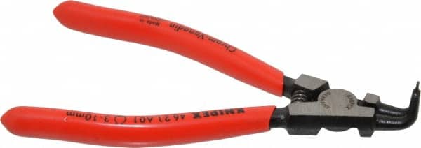 Knipex - External Retaining Ring Pliers - 5" OAL, Bent Nose - Americas Industrial Supply