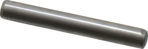 Metric Blue - 8mm Diam x 60mm Pin Length Alloy Steel Pull Out Dowel Pin - 1 Beveled & 1 Threaded End - Americas Industrial Supply