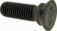 Value Collection - 5/8-11 UNC, 2" OAL, Steel Plow Bolt - Uncoated, Grade 5 - Americas Industrial Supply