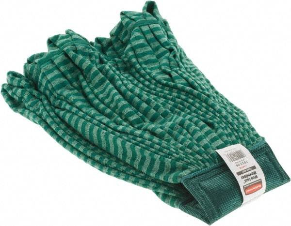 Rubbermaid - Green Head Band, Large Microfiber Mop Pad - Americas Industrial Supply