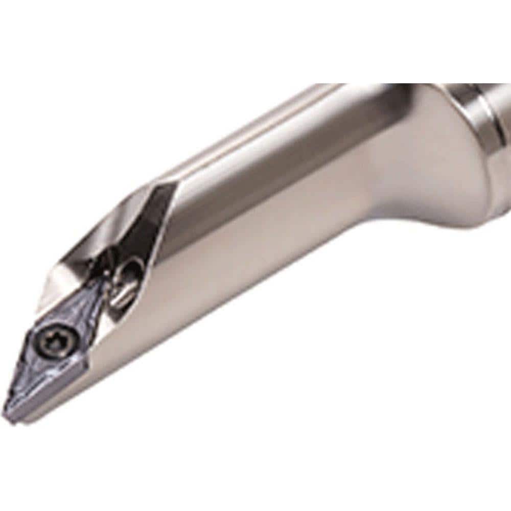 Indexable Boring Bar: A10-SVJCR2-D16, 142.00° N/A Steel 7.0000″ OAL, Screw,