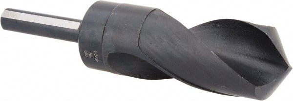 Hertel - 1-7/16" Drill, 118° Point, High Speed Steel Silver Deming & Reduced Shank Drill Bit - Americas Industrial Supply