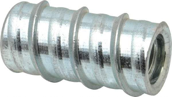 Powers Fasteners - 1/2" Diam, 1-11/16" OAL, 2-1/4" Min Embedment Drop-In Concrete Anchor - Steel, Zinc-Plated Finish, 29/32" Thread Length - Americas Industrial Supply