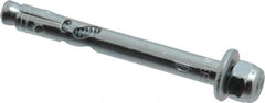 Powers Fasteners - 1/4" Diam, 1/4" Drill, 2-1/4" OAL, Sleeve Concrete Anchor - 1018 Steel, Acorn Nut Head, Hex Drive - Americas Industrial Supply