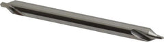 Made in USA - #1 Plain Cut 60° Incl Angle Solid Carbide Combo Drill & Countersink - Americas Industrial Supply