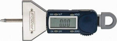 Fowler - 0" to 22" Metal (Rod) & Plastic (Body) Electronic Depth Gage - 0.02mm Accuracy, 0.01mm Resolution, 53mm Base Length - Americas Industrial Supply
