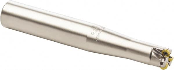 Seco - 20mm Cutting Diam, 16mm Shank Diam, 3mm Max Depth of Cut, Straight Shank Indexable Copy End Mill - 4 Inserts, RDH.. 06T1 Insert, R217.29 Toolholder, Carbide - Americas Industrial Supply