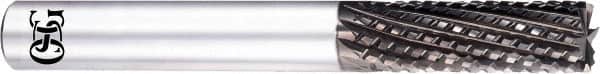 OSG - 1/4" Diam, 1-1/4" LOC, Square End, Solid Carbide Diamond Pattern Router Bit - 4" OAL, 1/4" Shank Diam, Use on Carbon Fiber, Honeycomb Core, Carbon - Americas Industrial Supply