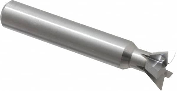 Made in USA - 3/4" Diam x 0.312" Wide Solid Carbide 60° Dovetail Cutter - Americas Industrial Supply