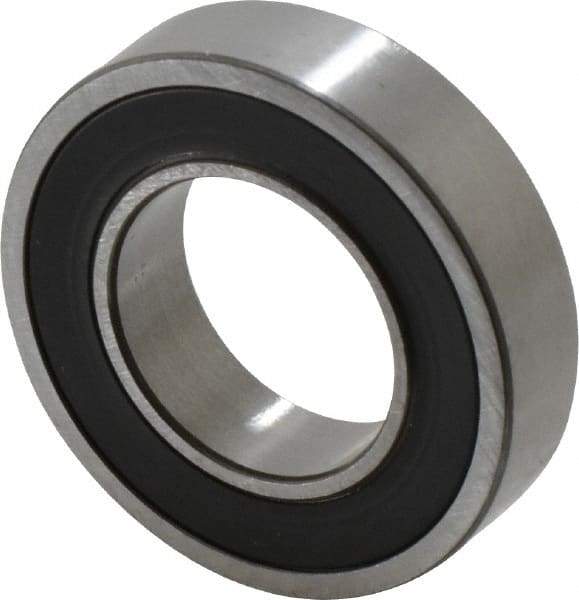 SKF - 20mm Bore Diam, 37mm OD, Double Seal Thin Section Radial Ball Bearing - 9mm Wide, 1 Row, Round Bore, 821 Lb Static Capacity, 1,430 Lb Dynamic Capacity - Americas Industrial Supply