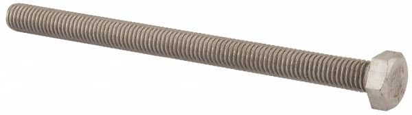 Value Collection - M8x1.25mm Metric Coarse, 110mm Length Under Head Hex Head Cap Screw - Fully Threaded, Grade 18-8 & Austenitic A2 Stainless Steel, Uncoated, 13mm Hex - Americas Industrial Supply