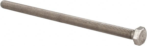 Value Collection - M8x1.25mm Metric Coarse, 150mm Length Under Head Hex Head Cap Screw - Fully Threaded, Grade 18-8 & Austenitic A2 Stainless Steel, Uncoated, 13mm Hex - Americas Industrial Supply