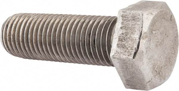 Value Collection - M30x3.50mm Metric Fine, 90mm Length Under Head Hex Head Cap Screw - Fully Threaded, Grade 18-8 & Austenitic A2 Stainless Steel, Uncoated, 46mm Hex - Americas Industrial Supply