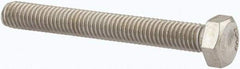 Value Collection - M5x0.80mm Metric Coarse, 40mm Length Under Head Hex Head Cap Screw - Fully Threaded, Grade 316 & Austenitic A4 Stainless Steel, Uncoated, 8mm Hex - Americas Industrial Supply