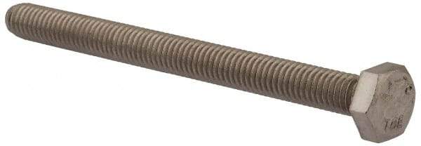 Value Collection - M6x1.00mm Metric Coarse, 70mm Length Under Head Hex Head Cap Screw - Fully Threaded, Grade 316 & Austenitic A4 Stainless Steel, Uncoated, 10mm Hex - Americas Industrial Supply