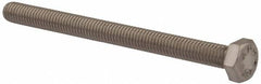 Value Collection - M6x1.00mm Metric Coarse, 75mm Length Under Head Hex Head Cap Screw - Fully Threaded, Grade 316 & Austenitic A4 Stainless Steel, Uncoated, 10mm Hex - Americas Industrial Supply