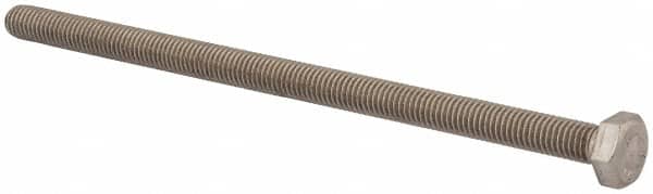 Value Collection - M8x1.25mm Metric Coarse, 150mm Length Under Head Hex Head Cap Screw - Fully Threaded, Grade 316 & Austenitic A4 Stainless Steel, Uncoated, 13mm Hex - Americas Industrial Supply