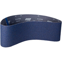6 × 48″ BlueFire Cloth Narrow Benchstand Belt 36 Grit R821P Zirconia Alumina - Americas Industrial Supply
