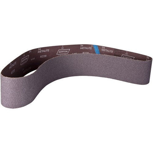 4″ × 60″ Metalite R228 Narrow Belt 24 Grit Aluminum Oxide - Americas Industrial Supply