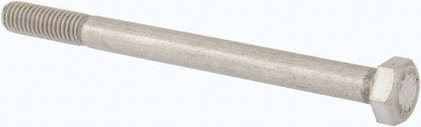 Value Collection - M8x1.25mm Metric Coarse, 100mm Length Under Head Hex Head Cap Screw - Partially Threaded, Grade 316 & Austenitic A4 Stainless Steel, Uncoated, 13mm Hex - Americas Industrial Supply