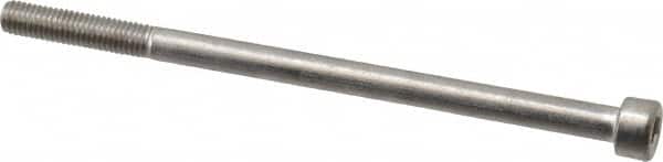 Value Collection - M5x0.80 Metric Coarse Hex Socket Drive, Socket Cap Screw - Grade 18-8 & Austenitic A2 Stainless Steel, Uncoated, Partially Threaded, 90mm Length Under Head - Americas Industrial Supply
