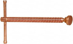 Wilton - Clamp Spindle Assembly - 6-1/16" Thread Length, 3/4" Tip Surface Diam, Use with C-Clamps - Americas Industrial Supply