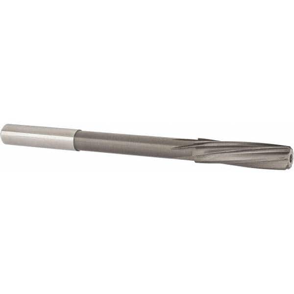 Magafor - 9.55mm Solid Carbide 6 Flute Chucking Reamer - Americas Industrial Supply