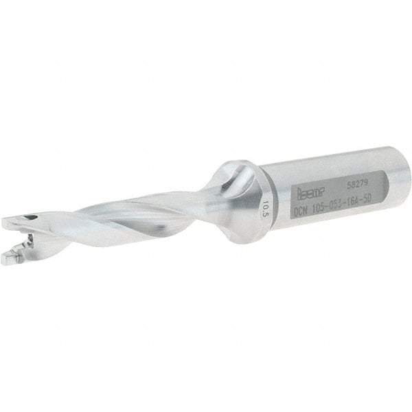Iscar - 10.5mm to 10.9mm Diam, 5xD, 53mm Max Depth, 16mm Shank Diam, 116.7mm OAL, Replaceable-Tip Drill - FCP, ICK, ICK-2M, ICM, ICN, ICP, iCP-2M Insert, 10 Seat Size, 78274552 Toolholder, Series SumoCham - Americas Industrial Supply