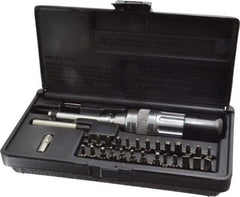 Sturtevant Richmont - 29 Piece Phillips & Slotted Screwdriver Set - Bit Sizes: Hex Inch 5/64, 3/32, 7/64, 1/8 & 9/64, Philips #0 to #3, Tip Thickness: 1/4 - Americas Industrial Supply