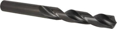 Precision Twist Drill - 1-1/8", 118° Point, Spiral Flute, High Speed Steel Taper Length Drill Bit - Oxide Finish, 7-1/8" Flute Length, 11-3/4" OAL, Series R51 - Americas Industrial Supply