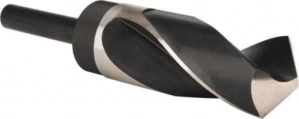 Precision Twist Drill - 1-3/8" Drill, 118° Point, High Speed Steel Silver Deming & Reduced Shank Drill Bit - Americas Industrial Supply