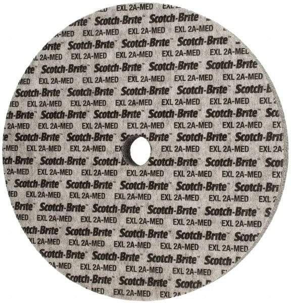 3M - 12" Diam, 1" Face Width, 1-1/4" Center Hole, Medium Grade, Aluminum Oxide Deburring Wheel - Unitized, Soft Density 2 Grade, 2,300 RPM - Americas Industrial Supply
