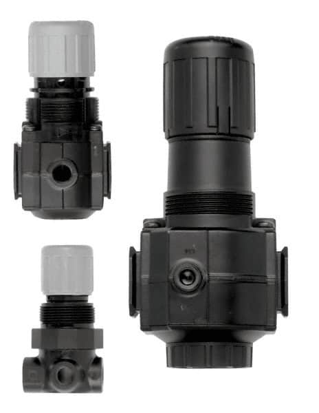 Norgren - 1/2" NPT Relief Valve - 3.09 CV Rate, 93 CFM, 250 Max psi, Knob Adjustment Actuator - Americas Industrial Supply