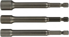 Wiha - 1/4" Drive, Nut Setter Screwdriver Bit - 6" OAL - Americas Industrial Supply