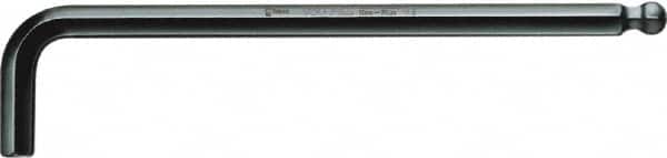 Wera - 1/2" Hex, Long Arm, Hex Key - 224mm OAL, Inch System of Measurement - Americas Industrial Supply