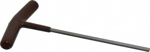 Paramount - 5/32" Hex, T-Handle Cushion Grip, Hex Key - 6" OAL, Steel, Inch System of Measurement - Americas Industrial Supply