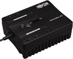 Tripp-Lite - 15 Amp, 350 VA, Flat Pack Mount Standby Backup Uninterruptible Power Supply - Backup 3 min with Full Load & 10 min with Half Load, 120 VAC Input & Output, 180 Watt Output, 1 Phases, 6 Outlets - Americas Industrial Supply