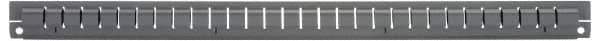 Vidmar - Tool Box Steel Drawer Divider - 2-5/8" Wide x 25-1/2" Deep x 2-7/8" High, Gray, For Vidmar Cabinets - Americas Industrial Supply