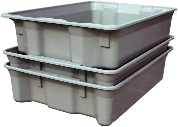 MFG Tray - 500 Lb Load Capacity White Fiberglass Tote Container - Stacking, Nesting, 42-1/2" Long x 20" Wide x 14.3" High - Americas Industrial Supply