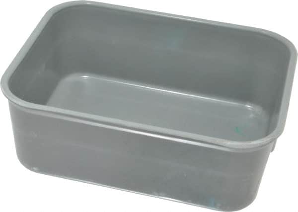 LEWISBins+ - 300 Lb Load Capacity Gray Fiberglass Tote Container - Stacking, Nesting, 6.3" Long x 4.9" Wide x 2.1" High - Americas Industrial Supply