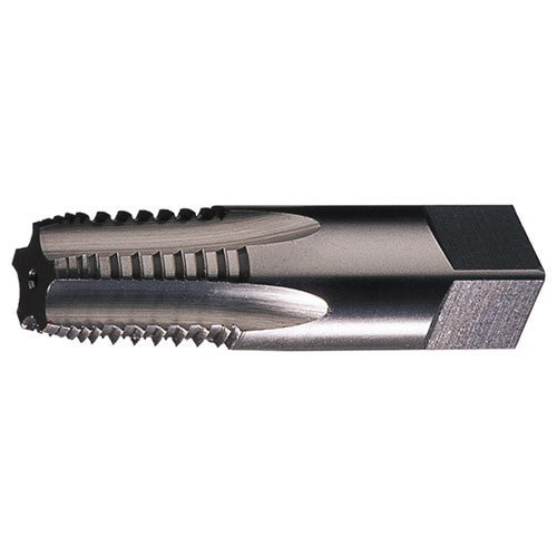 1/2-14 NPT 5 Flute HSS Interrupted Thread Medium Hook Taper Taper Pipe Tap- Bright - Exact Industrial Supply
