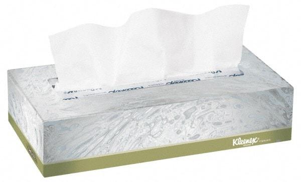 Kleenex - Flat Box of White Facial Tissues - 2 Ply - Americas Industrial Supply