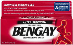 Johnson & Johnson - 4 oz Pain Relief Cream - Comes in Tube, Extra Strength - Americas Industrial Supply