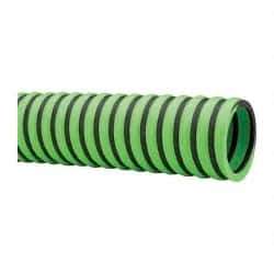 Continental ContiTech - -20 to 180°F, 1-1/2" Inside x 1.78" Outside Diam, Thermoplastic Liquid Suction & Discharge Hose - Green & Black, 100' Long, 29 Vacuum Rating, 50 psi Working & 150 psi Brust Pressure - Americas Industrial Supply