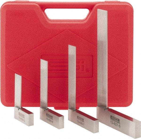SPI - 4 Piece, 2, 2-1/2, 3, 4 Inch Base Length, 2, 3, 4, 6 Inch Blade Length, Square Set - Americas Industrial Supply