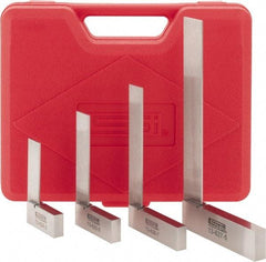 SPI - 4 Piece, 2, 2-1/2, 3, 4 Inch Base Length, 2, 3, 4, 6 Inch Blade Length, Square Set - Americas Industrial Supply