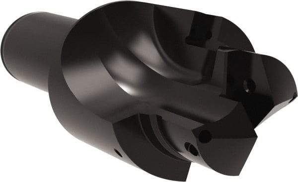 Allied Machine and Engineering - ISO 11926-1, MS 16142, SAE J1926-1 Standard, 1-7/8-12, 24 Tube Dash Number, 15° Porting Angle, 1.791" Pilot Diam, 1-1/2" Shank Diam, Indexable Spade Blade Insert Porting Tool - 2 Porting Inserts, 6" Overall Length - Americas Industrial Supply