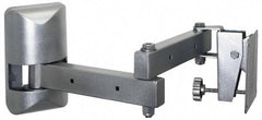 Video Mount - Steel, Flat Panel Arm Mount For 10 to 23 Inch LCD Monitor - Silver, 25 Lbs. Load Capacity, 30° Max Tilt Angle, Wall Mount Rotating and Tilting - Americas Industrial Supply
